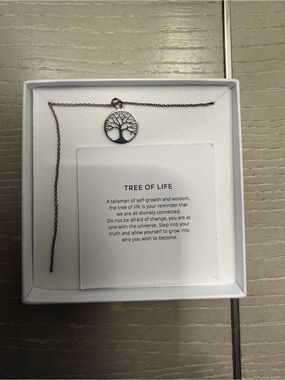 Tree of Life Silver Pendant Necklace - Women Jewelry
